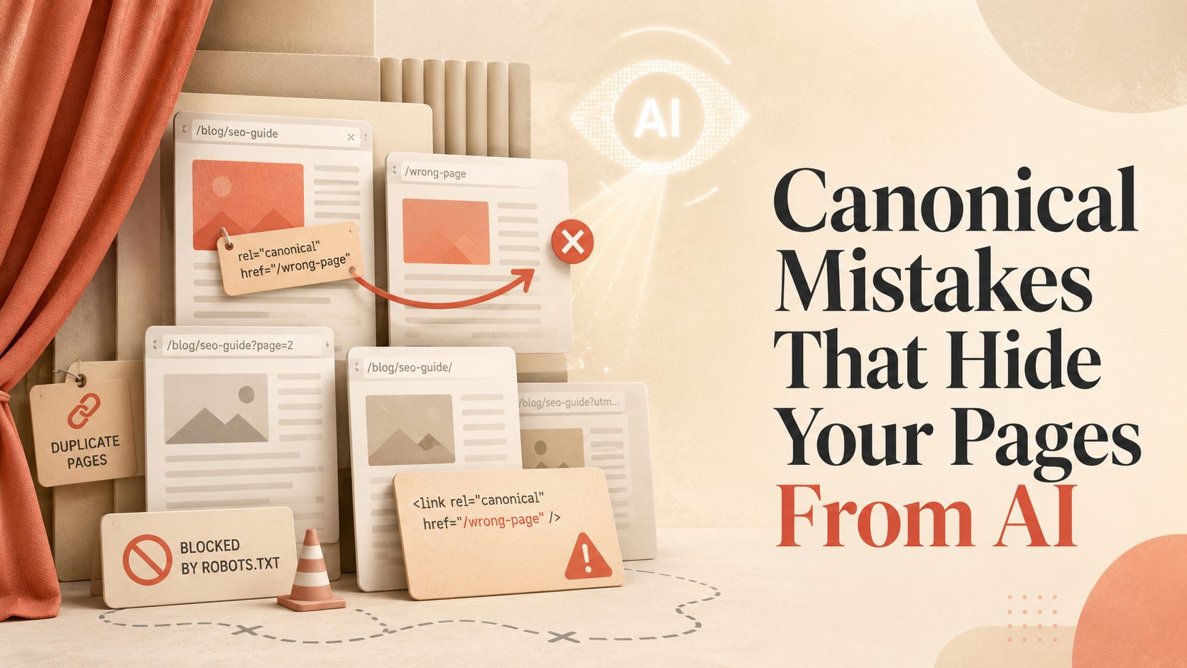 Canonical Mistakes That Hide Your Pages From AI