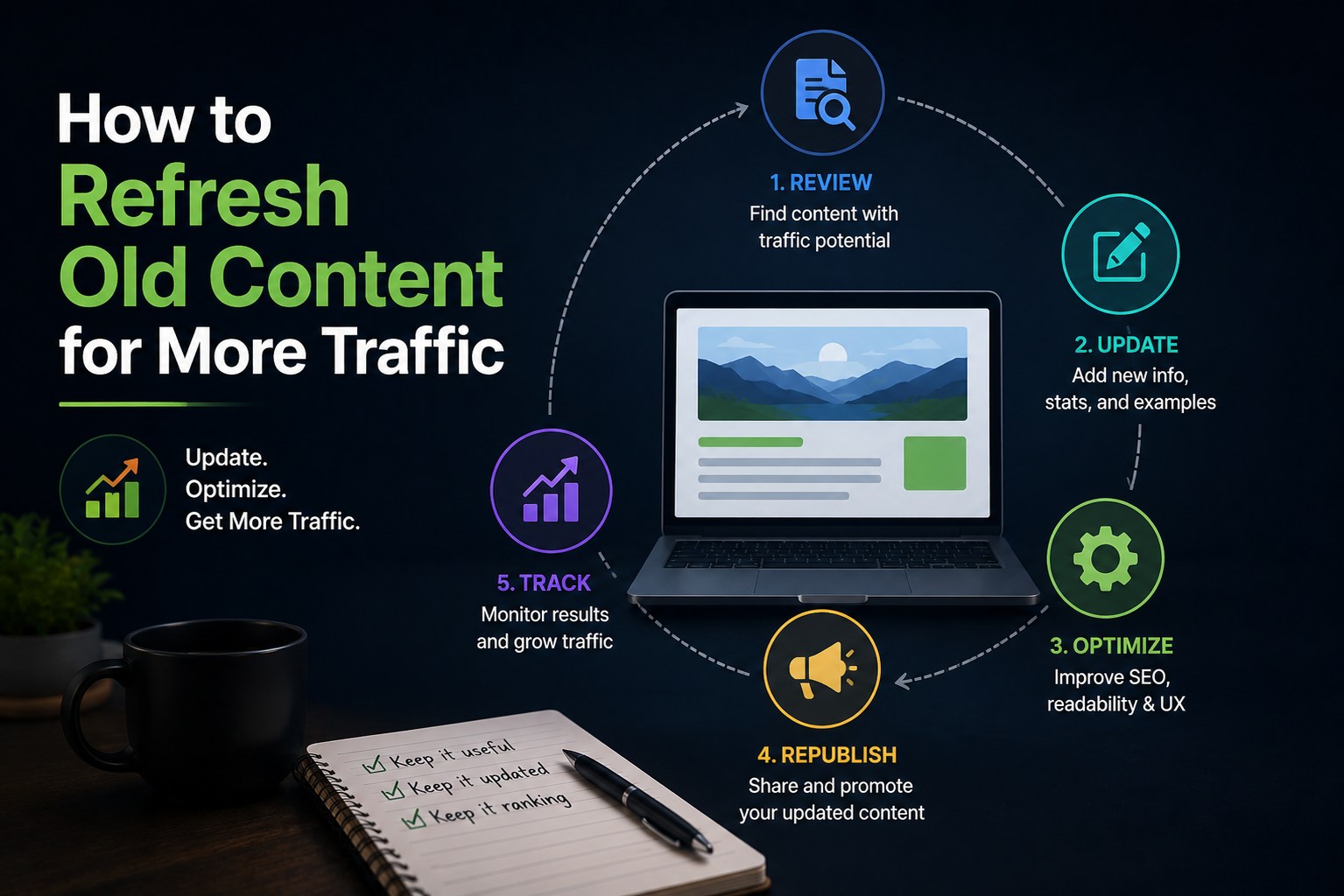 How to refresh old content for more traffic