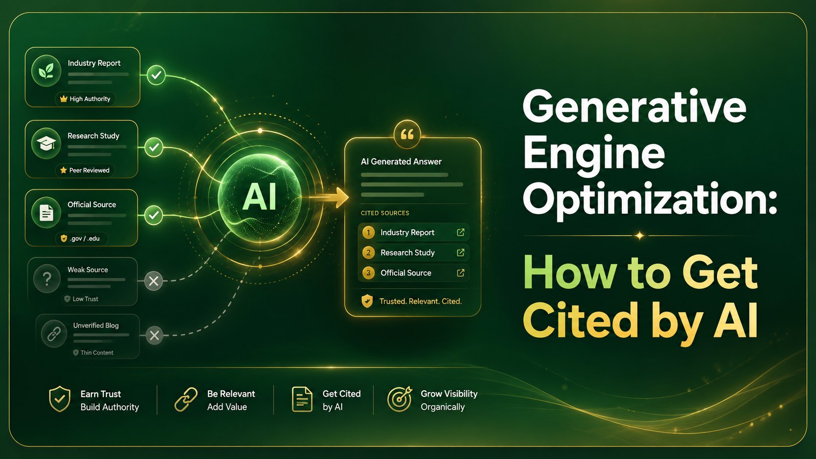 Generative Engine Optimization: How to Get Cited by AI