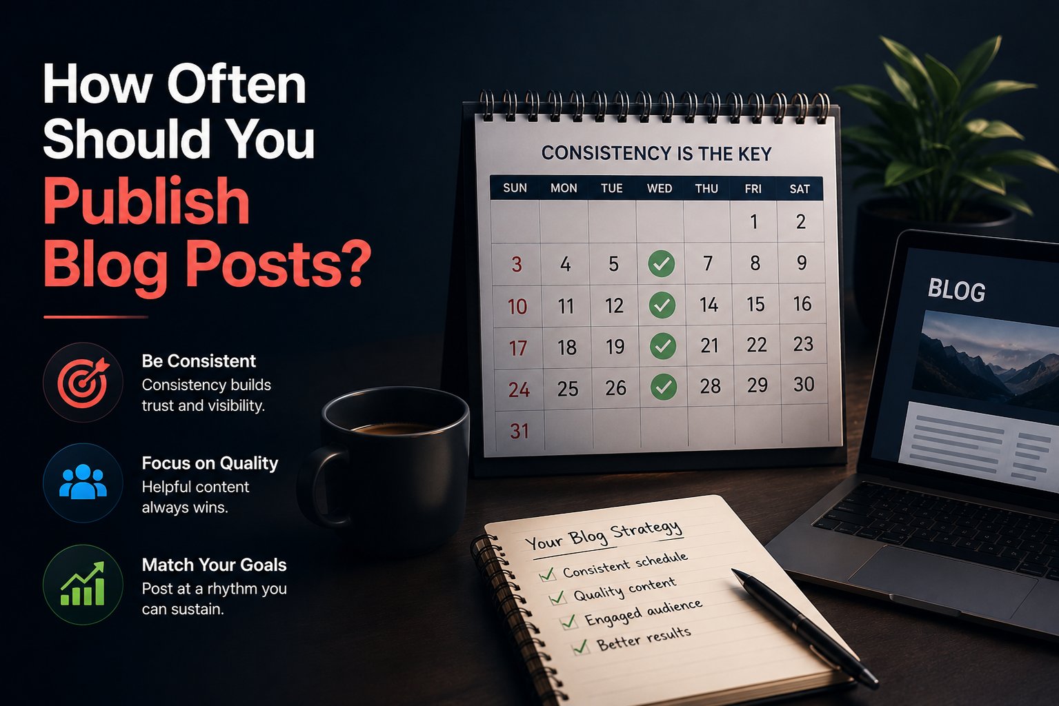 How often should you publish blog posts?