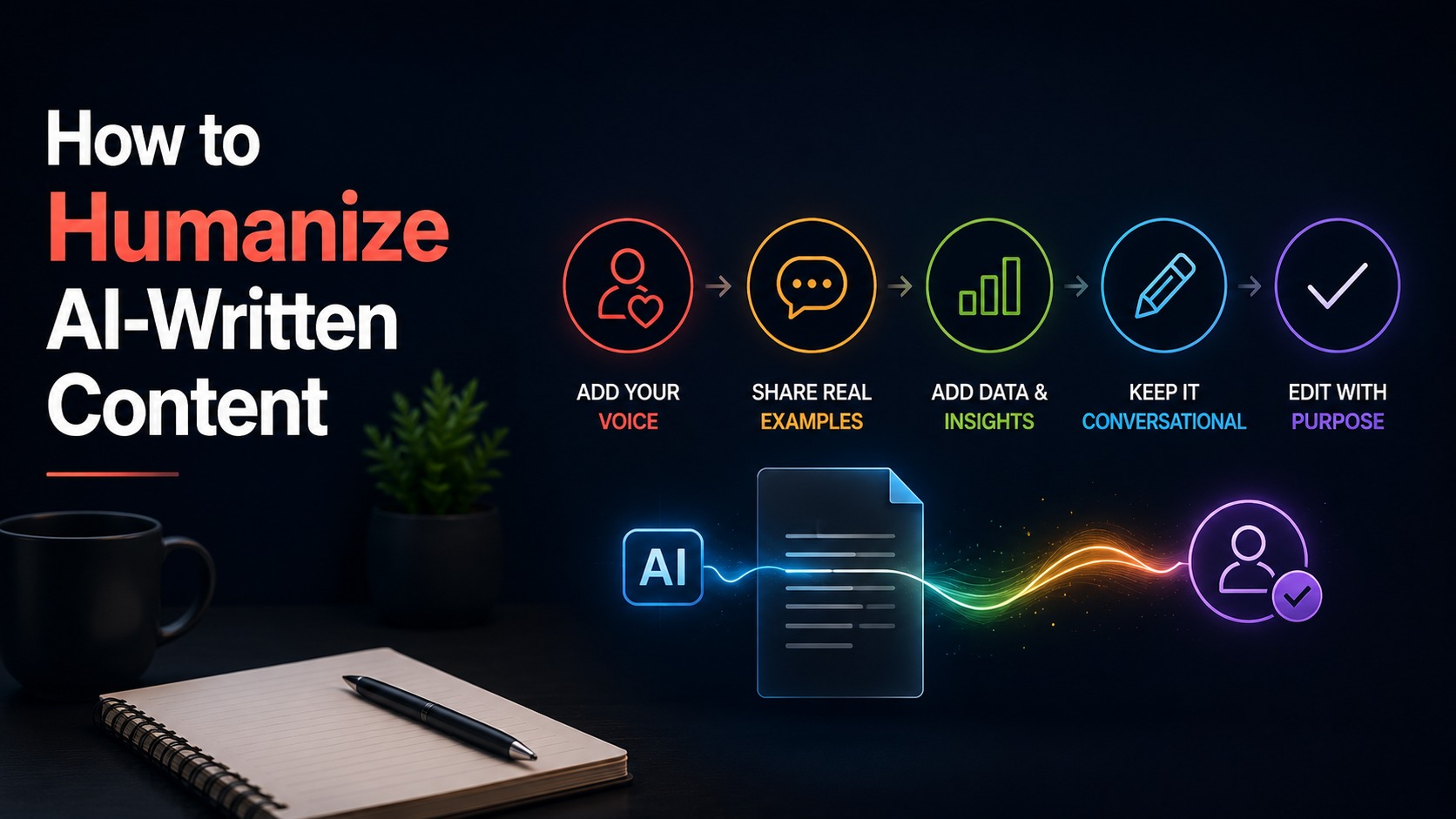 How to humanize AI-written content