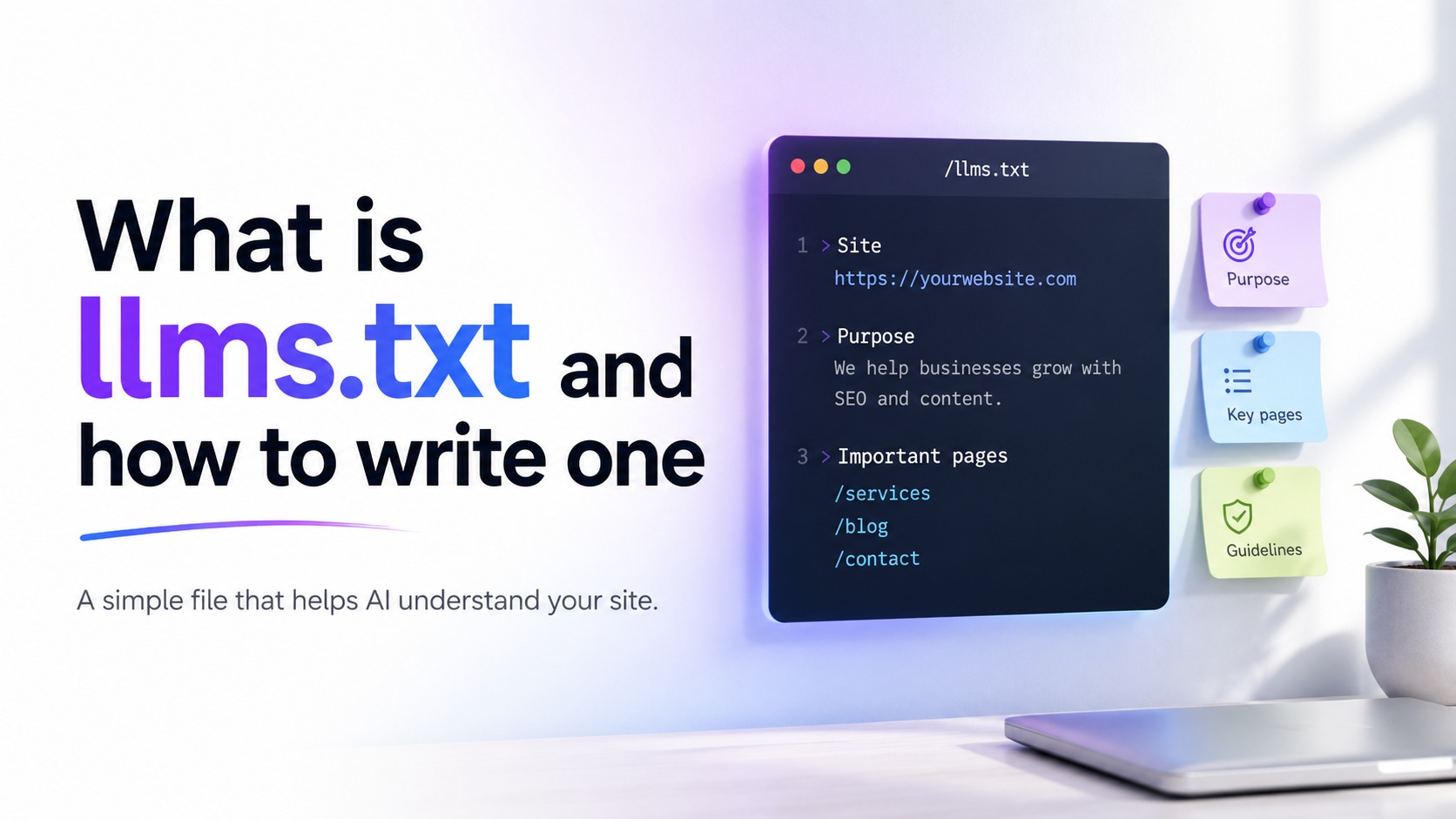 What is llms.txt and how to write one