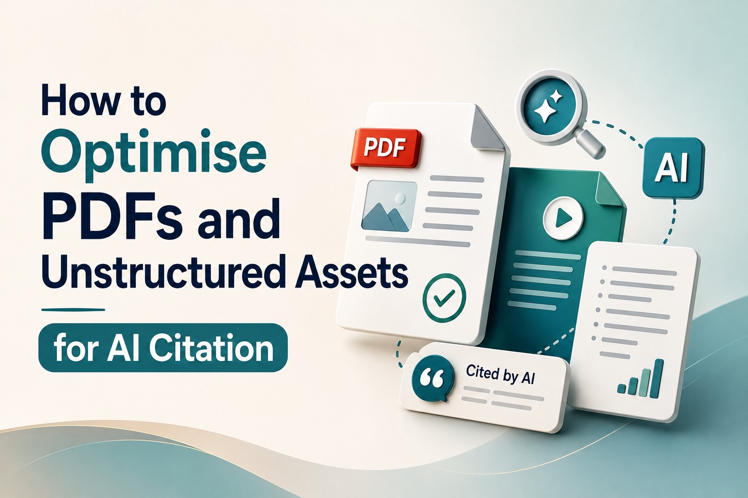 How to Optimise PDFs and Unstructured Assets for AI Citation