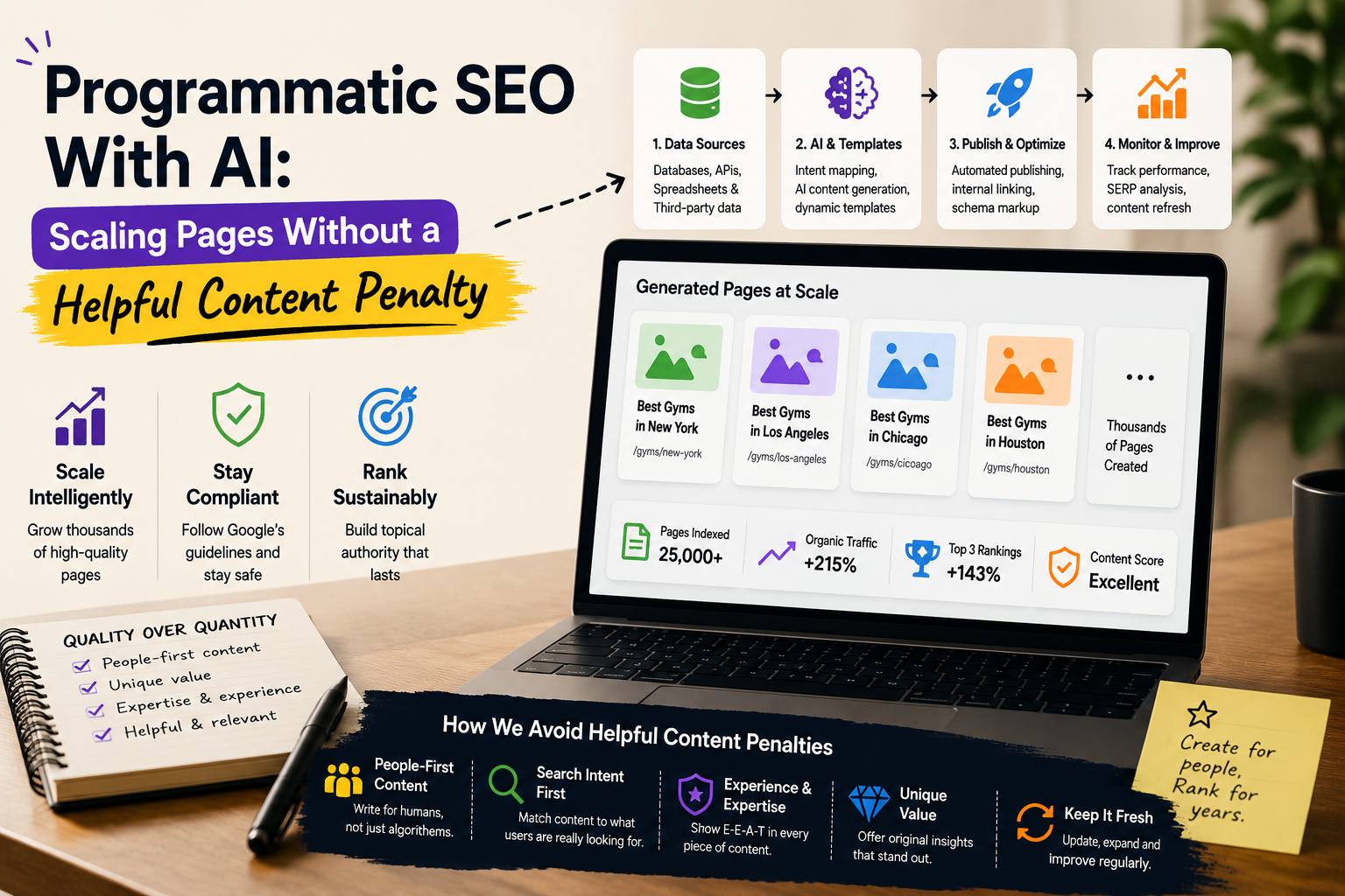 Programmatic SEO With AI: Scaling Pages Without a Helpful Content Penalty