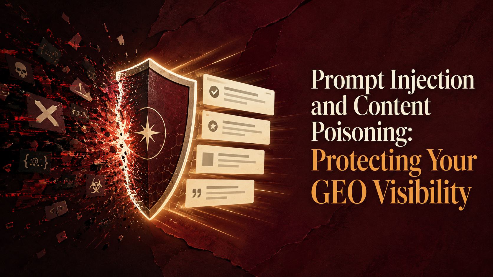 Prompt Injection and Content Poisoning: Protecting Your GEO Visibility