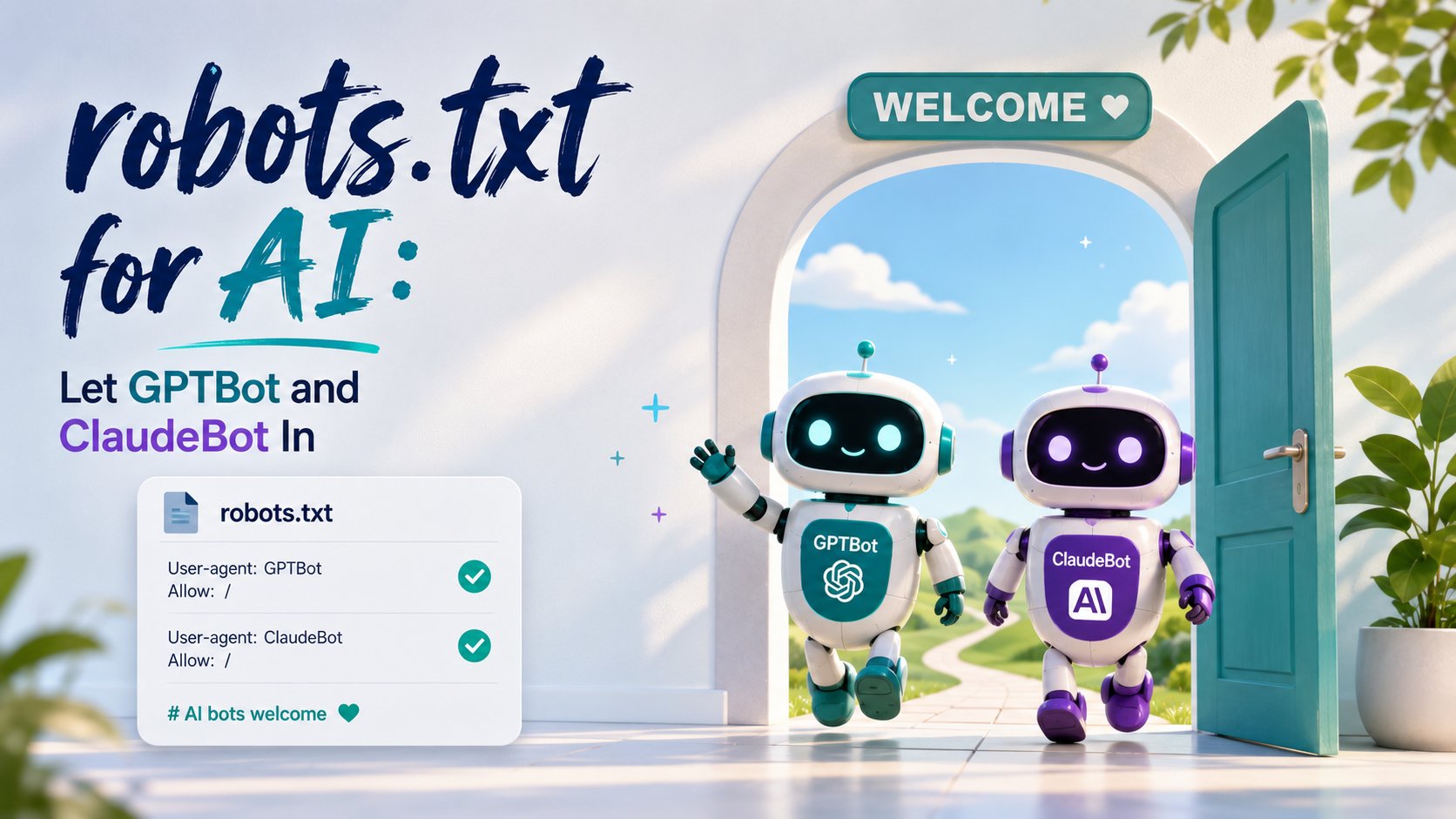 robots.txt for AI: Let GPTBot and ClaudeBot In