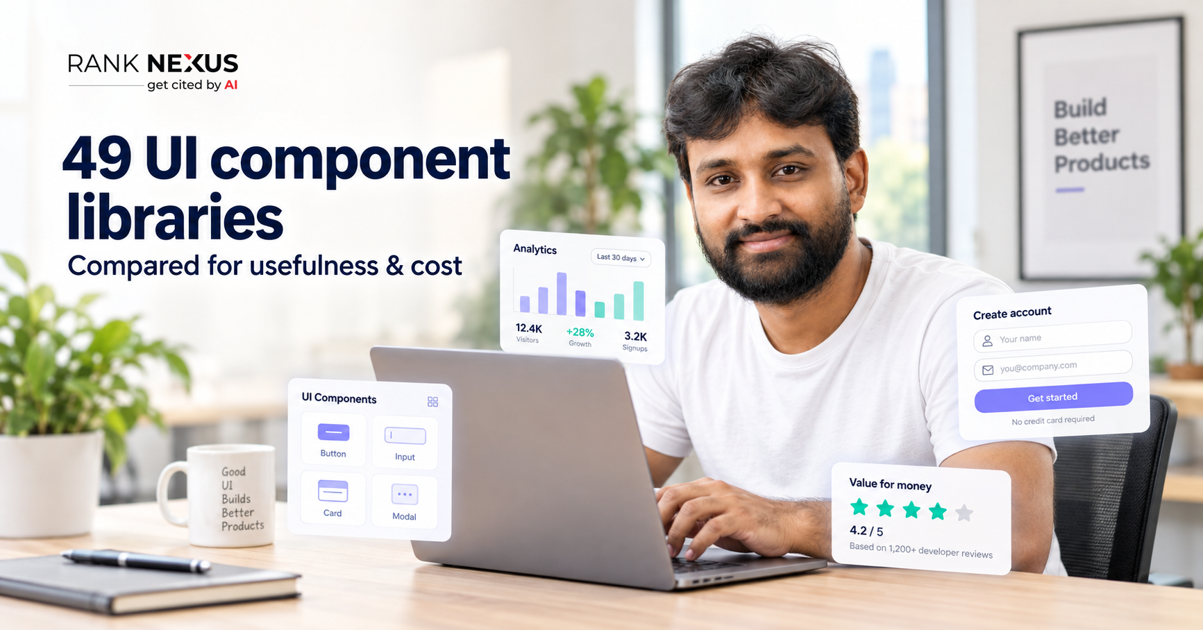 49 Best UI Component Libraries Compared: Free vs Paid